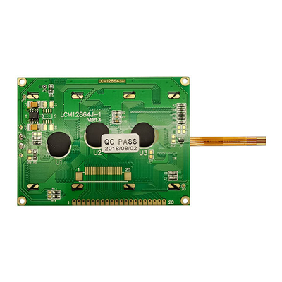 20 Pin Monochrome Graphic LCD Display MPU STN Negative COB 128X64 Matrix LCM