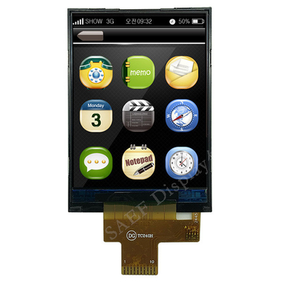 240x320 TFT LCD Display 2,4 inci, QVGA TFT LCD Display, SPI MCU 2,4 inci TFT LCD