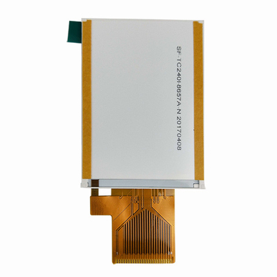 TFT LCD 2.4 Inch 240x320 Dots 2.4 &quot; TFT Tampilan MCU Antarmuka ZIF FPC Koneksi