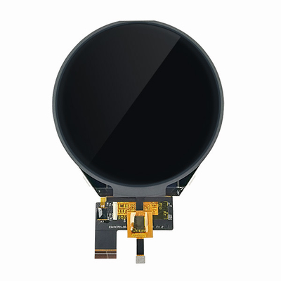 800x800 IPS Layar LCD Melingkar, Round TFT LCD 3.4&quot; Antarmuka MIPI Dengan CTP