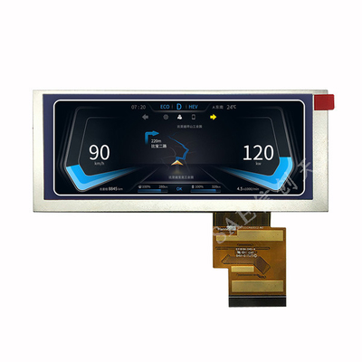 5.8 Inch Bar Type TFT LCD Module RGB 24 Bits Untuk Tampilan Iklan Kendaraan