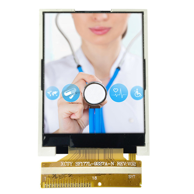 Layar Sentuh LCD TFT 1,77 Inch 128x160 Dengan Antarmuka SPI OEM Untuk Medis