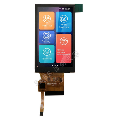 Layar Sentuh Tampilan TFT PCAP 3 &quot;240x400 MCU 8bit 16bit Antarmuka 40 Pin