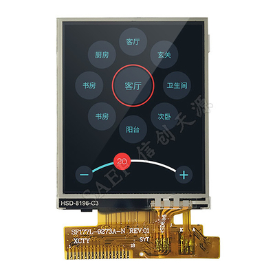 1.77 &quot;LCD Layar Sentuh Tampilan 128x160 TN Panel Untuk Piranti Pintar Layar Depan