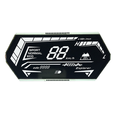 Layar LCD Segmen Alfanumerik VATN Untuk Layar Depan Speedometer Odometer Meter
