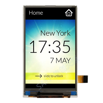 HX8369 Display TFT LCD 3.7 Inch 480x800 IPS Untuk Layar Depan Perangkat Pintar