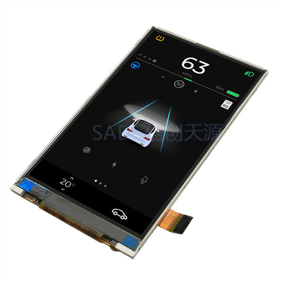 480x800 TFT LCD IPS Display 3.7 &quot;Inch MIPI Interface Untuk Perangkat Cerdas Industri