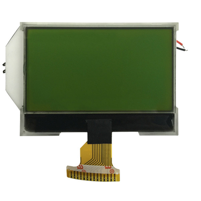 Layar LCD Grafis STN Kuning Hijau Monokrom 128x64 Positif 3.3V SPI