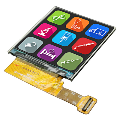 Persegi 1,54&quot; Inci 240x240 IPS LCD TFT Dengan Layar Sentuh OEM ODM
