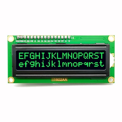 Layar LCD Karakter COB 1602 16x2 Dengan Karakter Oranye Merah Putih