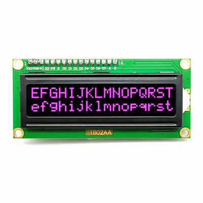 Layar LCD Karakter COB 1602 16x2 Dengan Karakter Oranye Merah Putih
