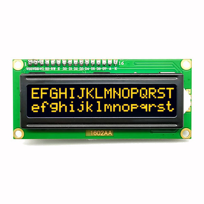 Layar LCD Karakter COB 1602 16x2 Dengan Karakter Oranye Merah Putih