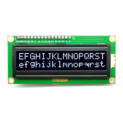 Layar LCD Karakter COB 1602 16x2 Dengan Karakter Oranye Merah Putih