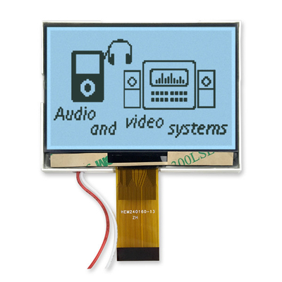 COG 240x160 LCD Modul Tampilan Grafis FSTN Positif 3.3V MUC 8080 Antarmuka