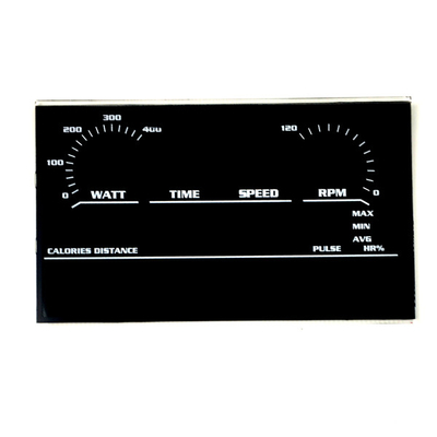 Layar LCD Monokrom VATN 5V untuk Layar Depan Speedometer