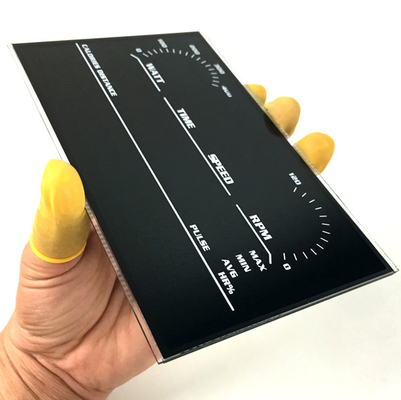 Layar LCD Monokrom VATN 5V untuk Layar Depan Speedometer
