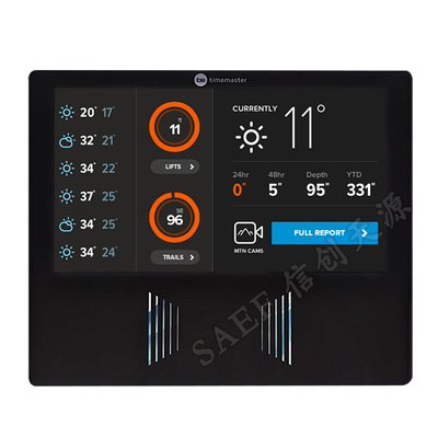 Layar Sentuh TFT 1024x600 Dots 7 Inch, Panel Sentuh PCAP Sudut Pandang Penuh