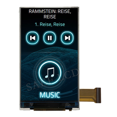 480x800 IPS 3.2&quot; inci TFT LCD Display Module Antarmuka RGB 39 Pin