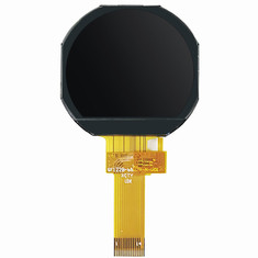 1.22 &quot;layar LCD TFT 240x204 titik bentuk bulat IPS sudut pandang penuh antarmuka SPI Layar LCD TFT