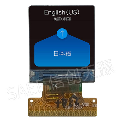 Kualitas 0,85 Inch IPS TFT LCD, TFT LCD Square Type Display Dengan MCU Interface