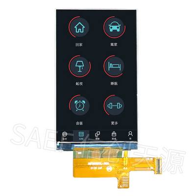 480X800 IPS TFT LCD Sentuh 3.1 Inci Antarmuka MIPI PPI Tinggi ST7701S