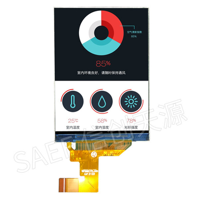 Tampilan Layar Sentuh LCD TFT 480x640 VGA 2,88 Inci Dengan Antarmuka MIPI 2 Jalur 21 Pin
