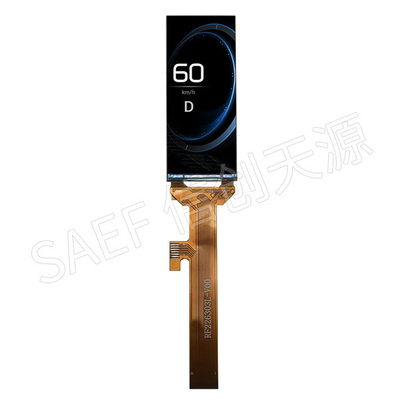 Ukuran Ringan 2,26 Inci TFT LCD Display 200x480 Titik Resolusi SPI MCU QSPI Antarmuka
