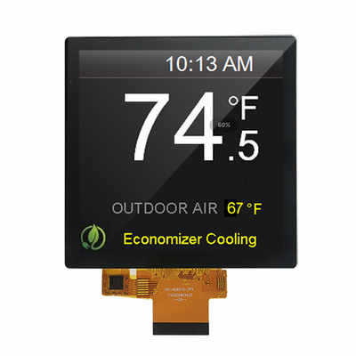 480x480 Dots PCAP TFT Display 4 Inch Square Type 40 Pins Dengan Antarmuka RGB Dan SPI