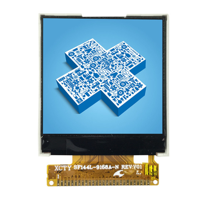 Layar Tampilan LCD Kecil, TFT LCD 1,44 Inch128x128 Dengan Antarmuka MUC 8bit