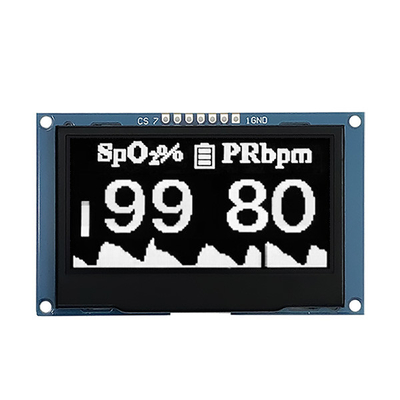 Modul Tampilan OLED 128x64 Dots 2.4 &quot;2.42&quot; Sertifikat ISO9001 ISO14000
