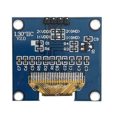 Matriks Pasif 1.3 Inch I2C OLED Display 128x64 COG PCB 4 Pin