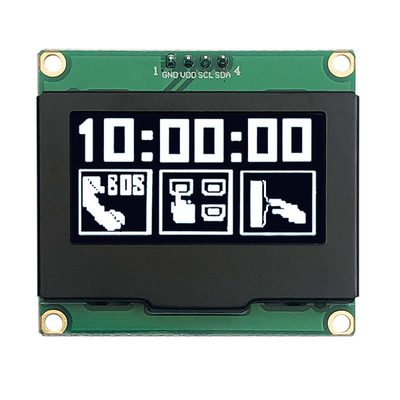 1.54 inci Graphic OLED Display SSD1309 128x64 Dots Resolution Antarmuka I2C