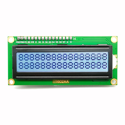Antarmuka I2C Layar LCD Karakter 16x2 Biru 5V 4 Nomor Pin