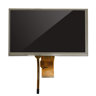 7 Inch TFT LCD 800x480 Titik Tampilan RGB 24 Bit Antarmuka Dengan Panel Sentuh Resistif