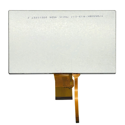 7 Inch TFT LCD 800x480 Titik Tampilan RGB 24 Bit Antarmuka Dengan Panel Sentuh Resistif