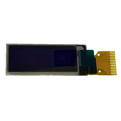 Layar OLED Monokrom 128x32 0,91 Inci SSD1302 Antarmuka I2C 14 Pin