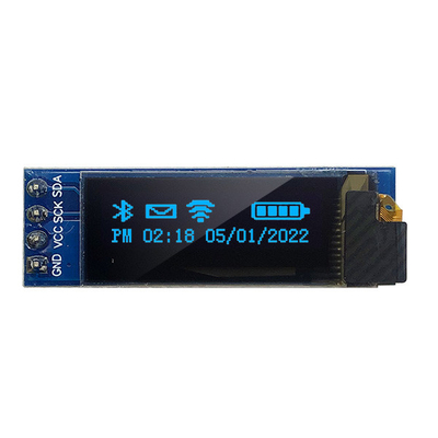 Modul Tampilan OLED 3V 5V 128x32 0,91 Inch 4 Pin Dengan IC Driver SSD1306