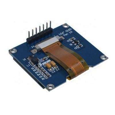 1.54 inci OLED Display Module 128x64 Resolusi SPI Interface Kontras Tinggi Konsumsi daya rendah