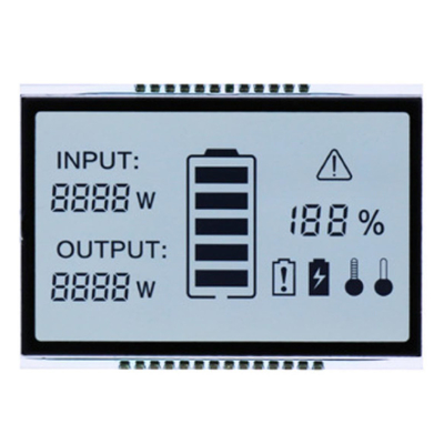 Display layar segmen khusus Bluetooth speaker menampilkan suhu, tegangan, arus, generator oksigen, segmen LCD