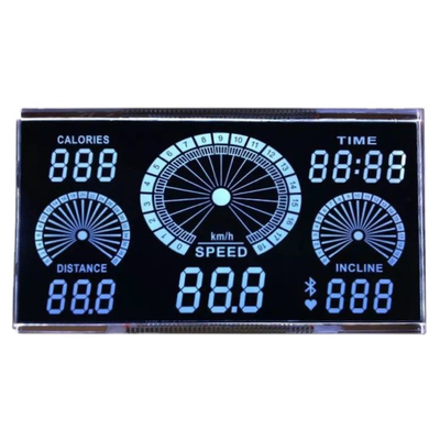 Tampilan LCD Segmen Khusus Untuk Gauge Cluster Forklift Tampilan Nomor, Tampilan LCD Monochrome