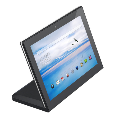 10.1 inci Android Touch Screen 1280x800 Desktop berbentuk L dengan POE RJ45 Port