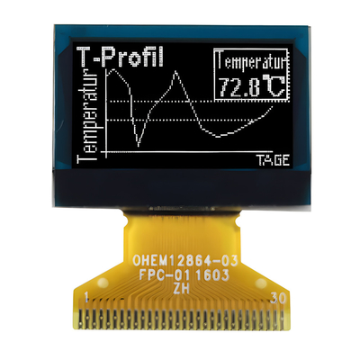0.96 inci OLED Display Module 128x64, OEL Graphic Display 0,96 inci