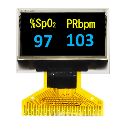Dual Color Yellow+Blue 0,96 Inch Thin OLED Display Antarmuka SPI