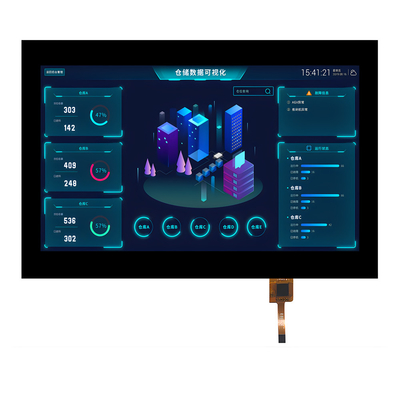 7 inci layar sentuh TFT Dengan IK08 Konning Gorilla 2 Cover Glass, Kekerasan Permukaan> 7H
