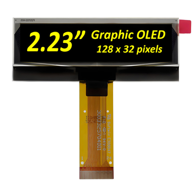 2.23 inci OLED Display Module 128*32 Dot Matrix PMOLED Screen SSD1305 Driver 24Pin