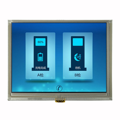 40 Pin Color 5.6 Inch TFT LCD RGB Display Dengan Panel Sentuh Resistif