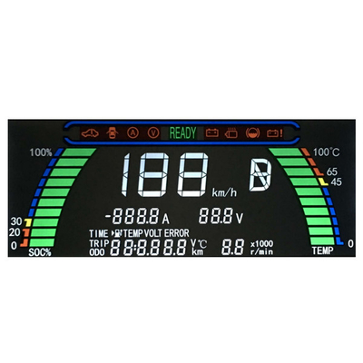 Layar LCD Transmisi Negatif TN Dengan Suhu Operasi Ultra Lebar OEM ODM