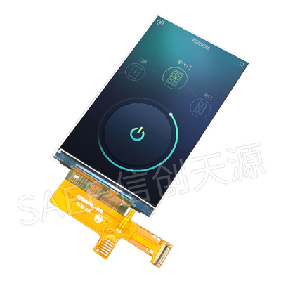 480X800 IPS TFT LCD Sentuh 3.1 Inci Antarmuka MIPI PPI Tinggi ST7701S