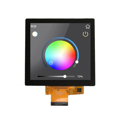Pabrik Pasokan 4 Inci TFT LCD Display Panel 320x320 Square Type MCU&SPI Antarmuka Dengan CTP