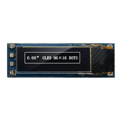 4 Pin 96x16 OLED Display Module 0.69 Inch I2C IIC SSD1306 3V 5V Kompatibel